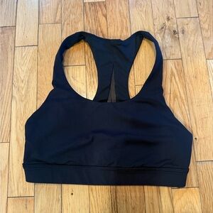 Black Racerback Sports Bra #751
